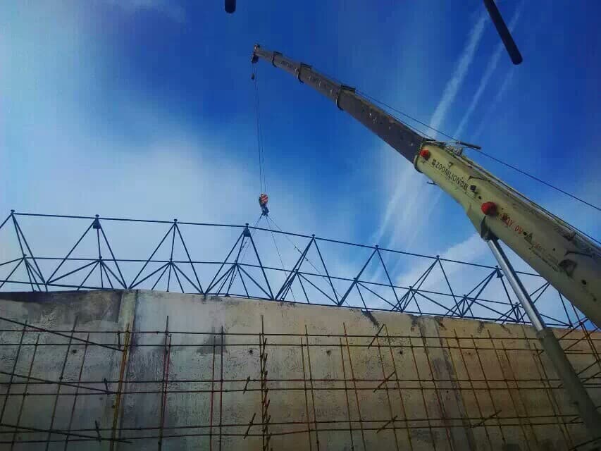 平顶山食堂网架结构工程