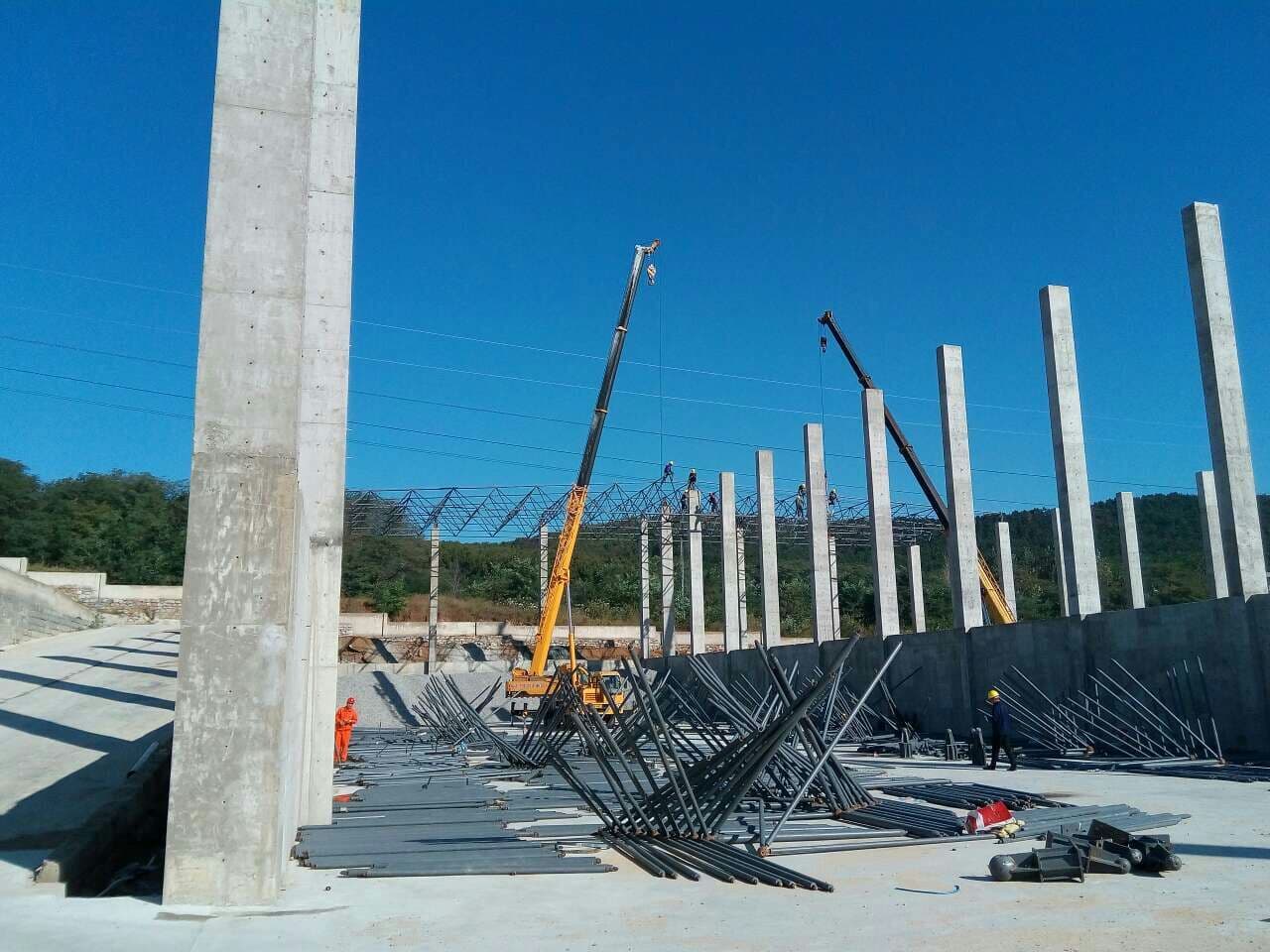 平顶山威海搅拌站网架