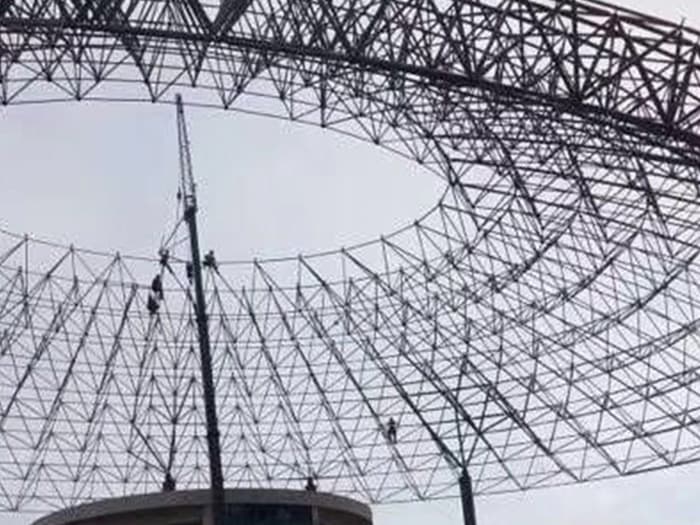 平顶山篮球馆球形网架厂家价格