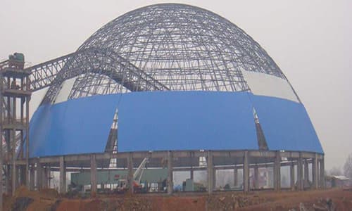 平顶山螺栓球网架加工的注意事项