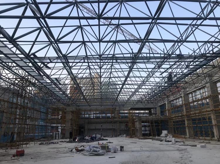 平顶山第一附属小学体育馆网架